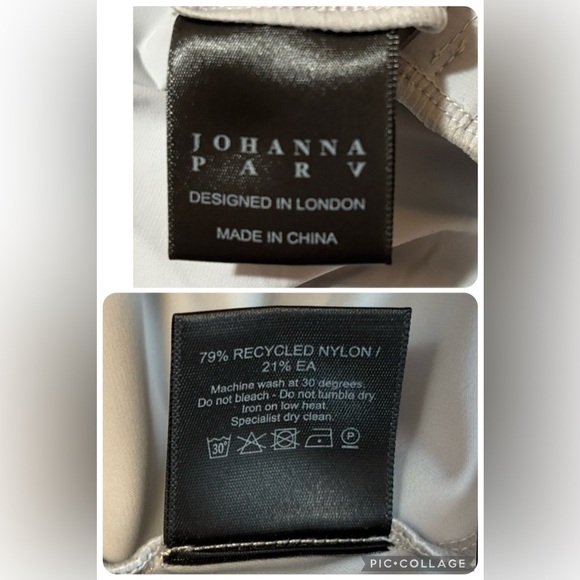 Johanna Parv Designer Sz L Stretchy Nylon Sprint Jumpsuit Grey new without tag - Picture 8 of 14